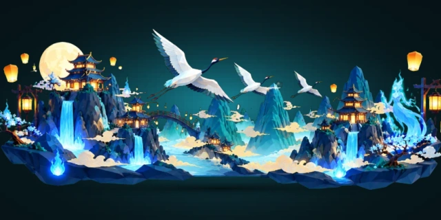 江山美景画